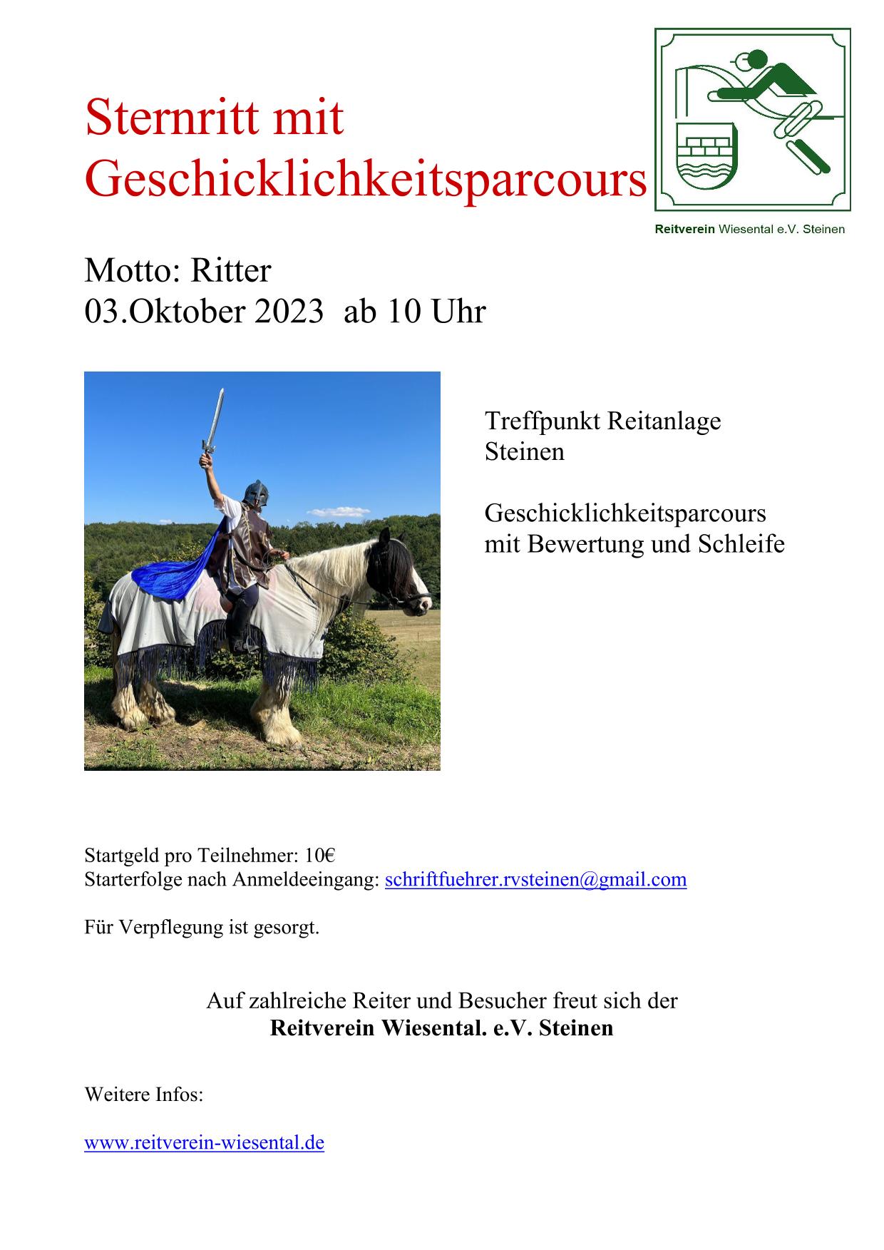 2023 Plakat Geschicklichkeitsparcours Motto 1